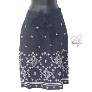 Floral Eyelet Pencil Skirt (Ann Taylor)